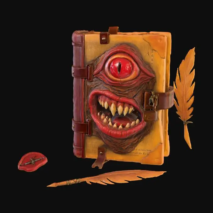 3D model for Grimoire of the Watchful Eye