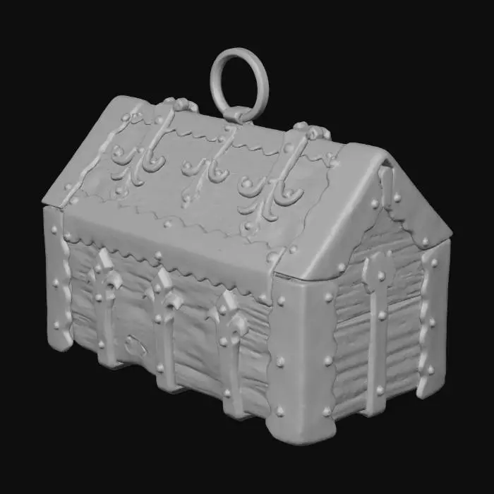 3D model for Ancient Metal Chest