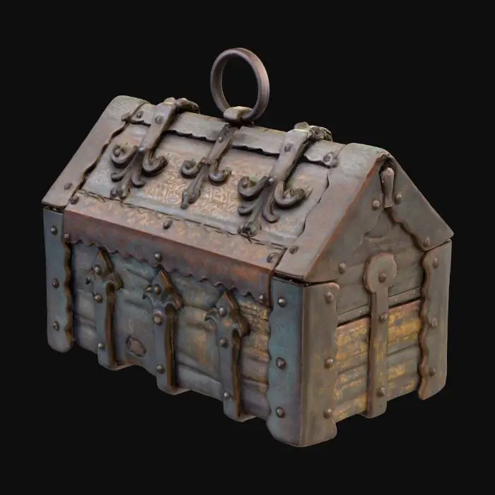3D model for Ancient Metal Chest