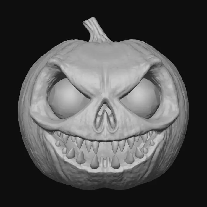 3D model for Menacing Pumpkin in the Rain, #Halloween2025#