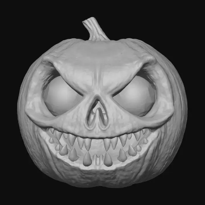 3D model for Menacing Pumpkin in the Rain, #Halloween2025#