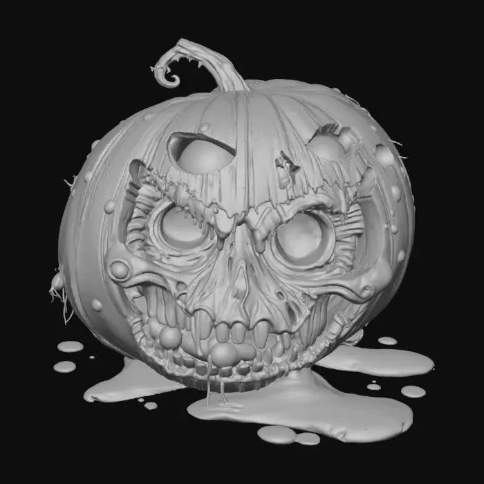 3D model for Fiendish Gourd, #Halloween2025#