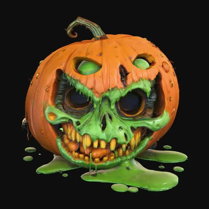 3D model for Fiendish Gourd, #Halloween2025#