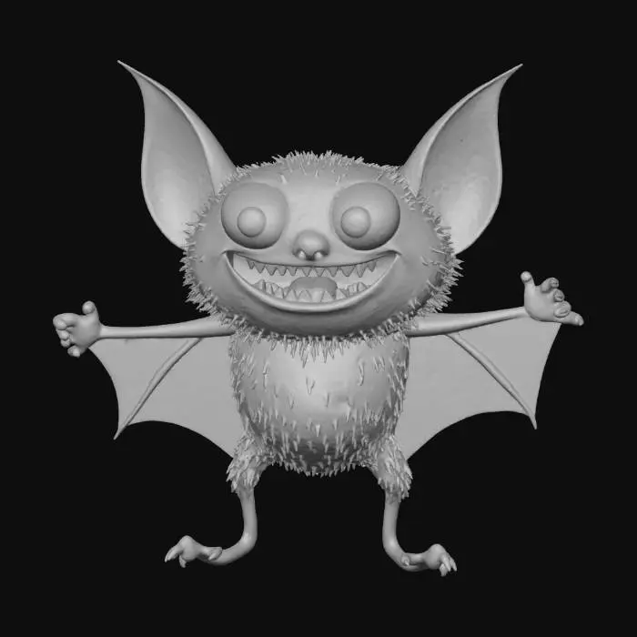 3D model for Batty Smiles, #Halloween2025#