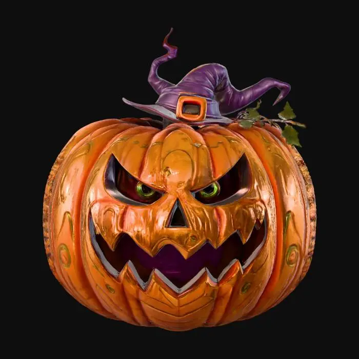 3D model for Wicked Pumpkin Sorcerer, #Halloween2025#