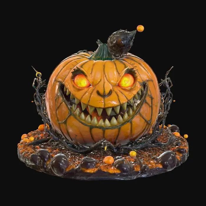 3D model for Pumpkin Nightmare, #Halloween2025#