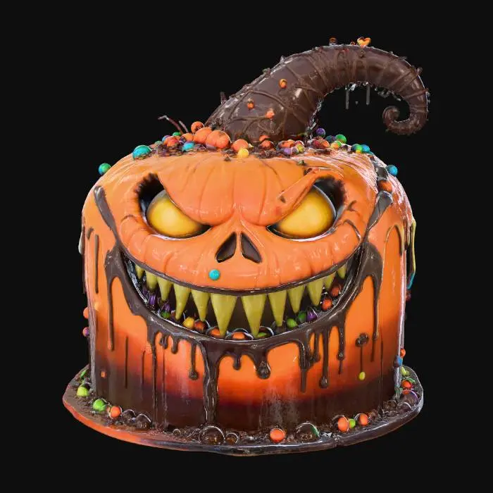 3D model for Spooky Pumpkin Delight, #Halloween2025#