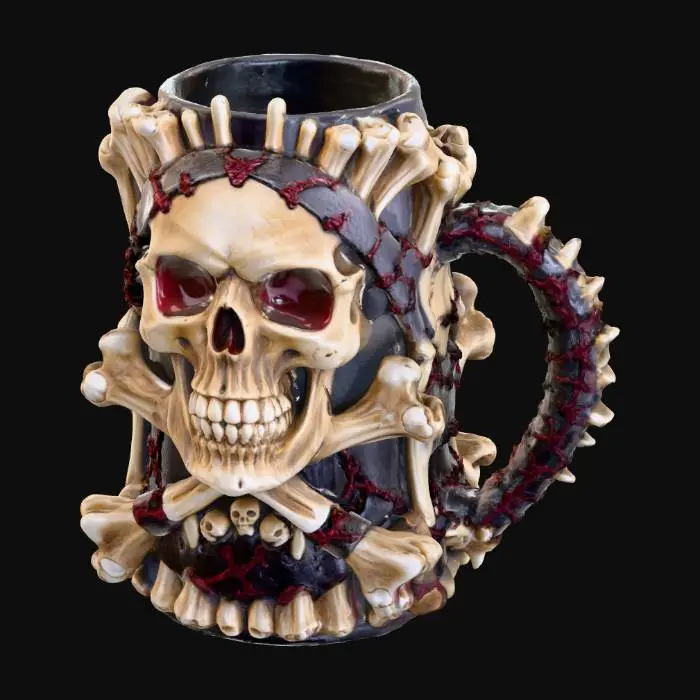 3D model for Eerie Skull Chalice, #Halloween2025#