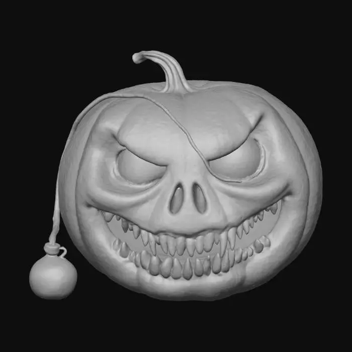 3D model for Sorrowful Jack-O'-Lantern, #Halloween2025#