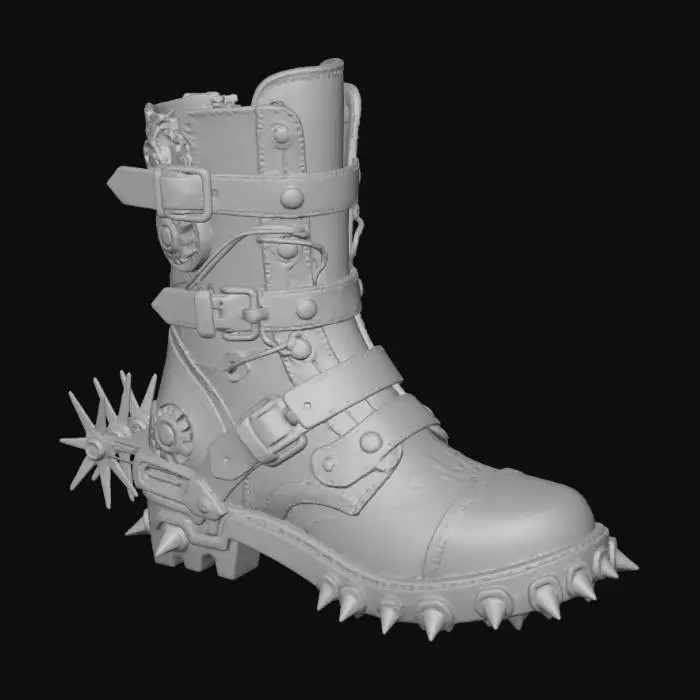 3D model for Cyberpunk Boot 9000