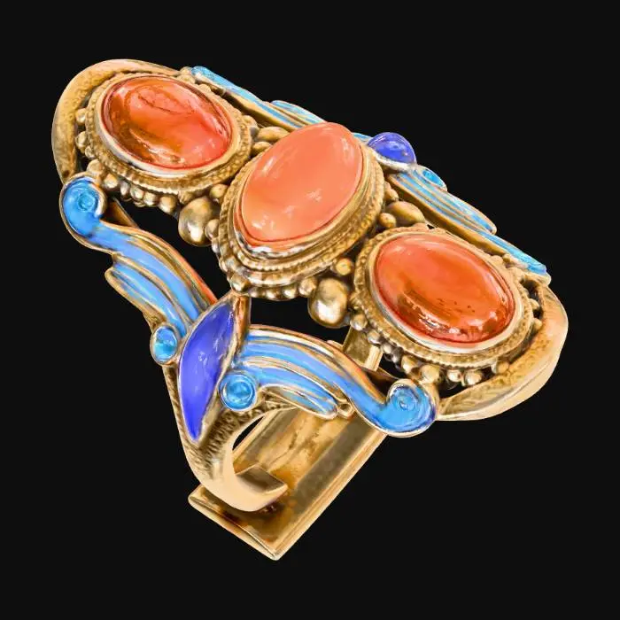 3D model for Vibrant Coral Ring
