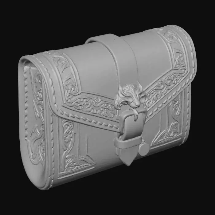 3D model for Enchanted Leather Pouch