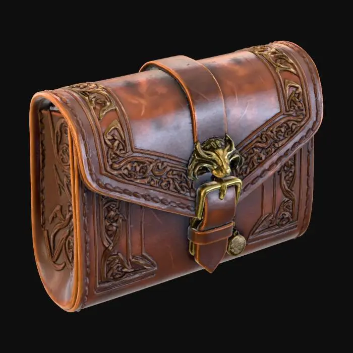 3D model for Enchanted Leather Pouch