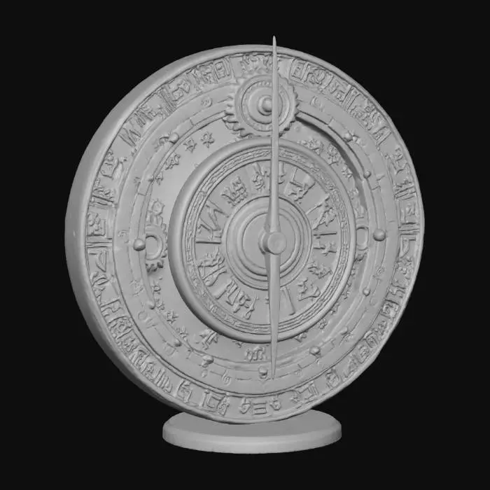 3D model for Cosmic Cipher Wheel