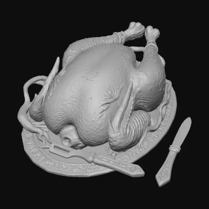 3D model for Mystical Feast, #Thanksgiving#