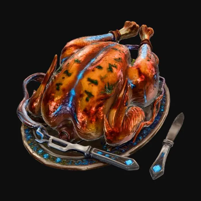 3D model for Mystical Feast, #Thanksgiving#