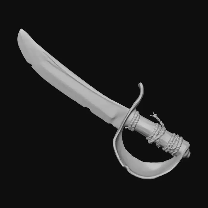 3D model for Curved Cutlass