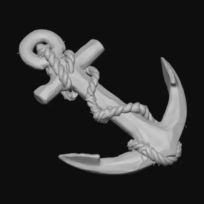 3D model for Rusty Anchor