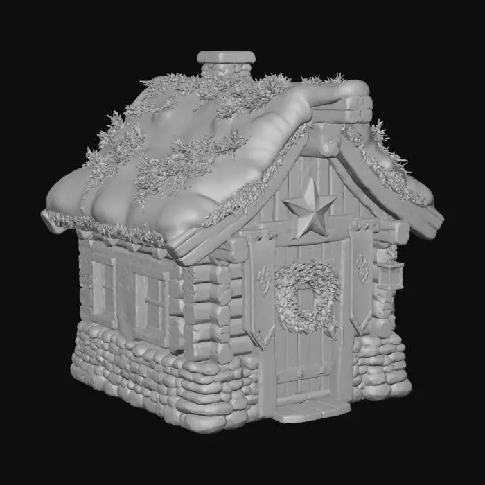 3D model for Winter Cabin, #Christmas2025#