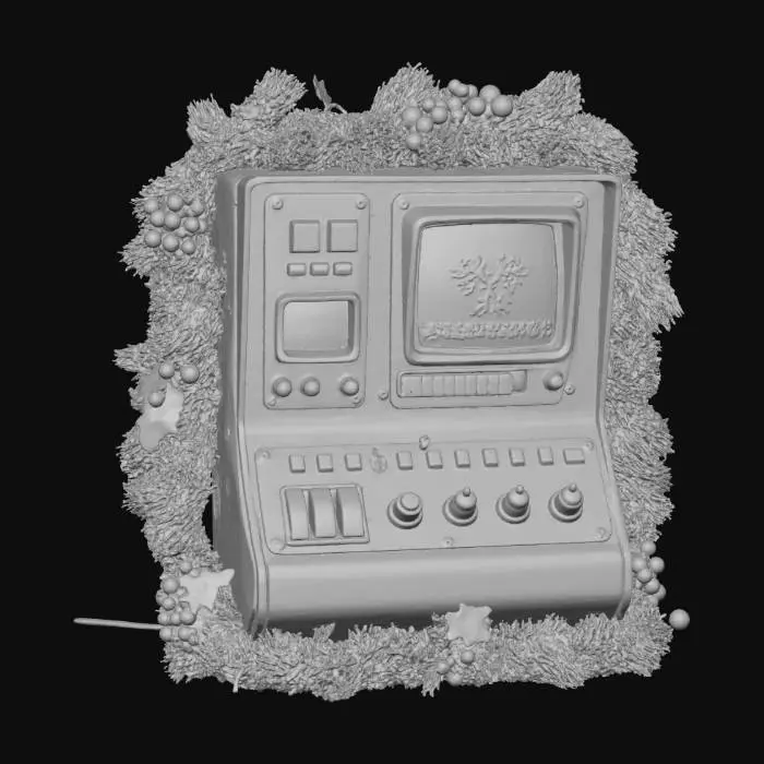3D model for Retro Tech Holiday Decor, #Christmas2025#