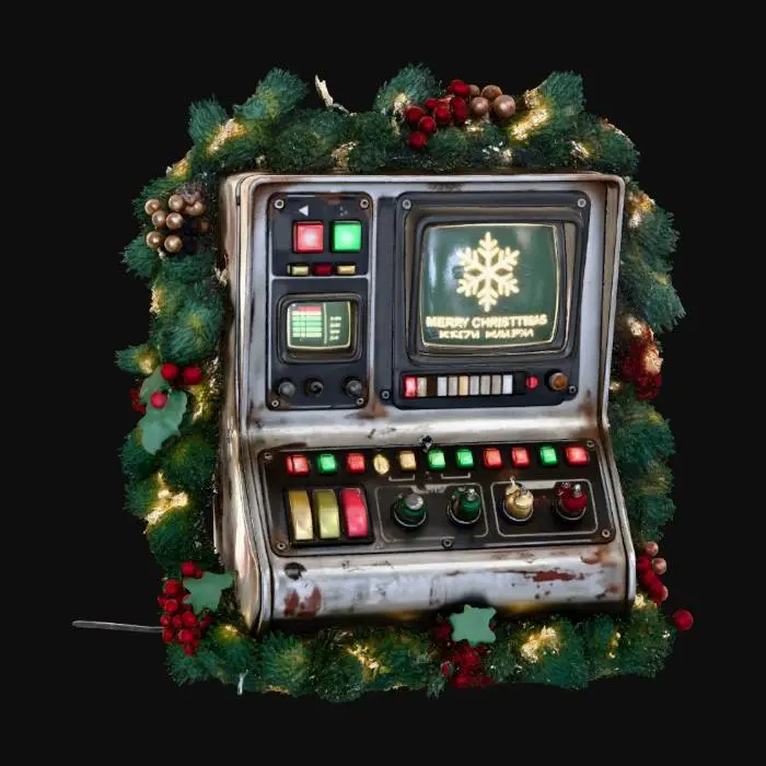 3D model for Retro Tech Holiday Decor, #Christmas2025#