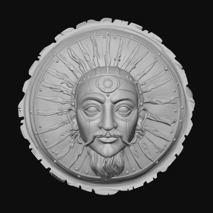 3D model for Sun Warrior Shield