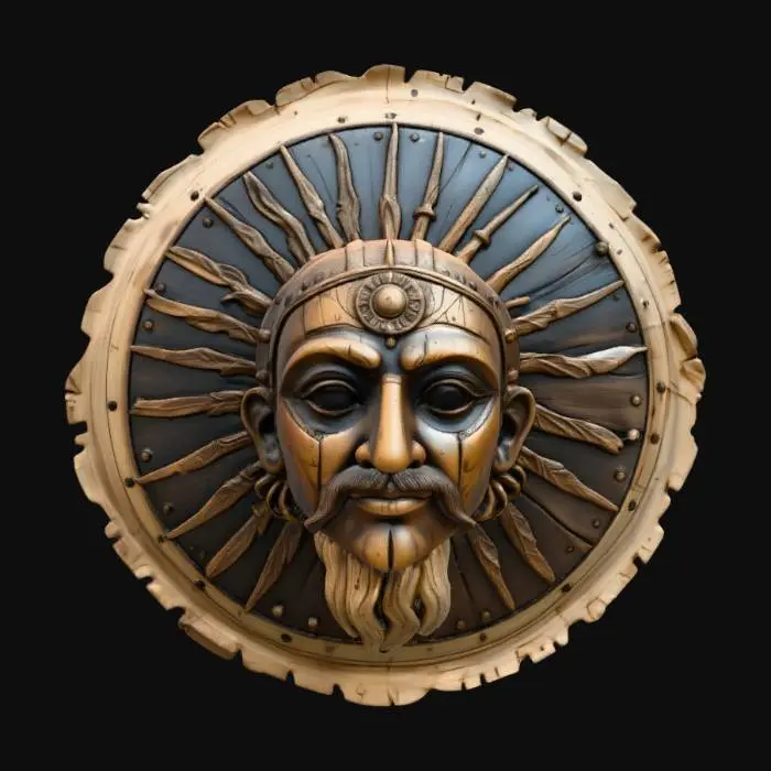 3D model for Sun Warrior Shield