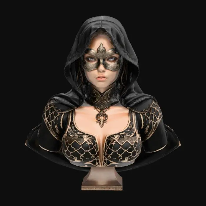 3D model for Mysterious Masked Avenger