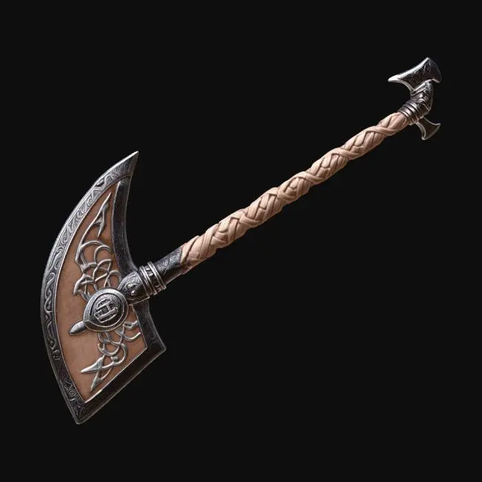 3D model for Runic Crescent Axe
