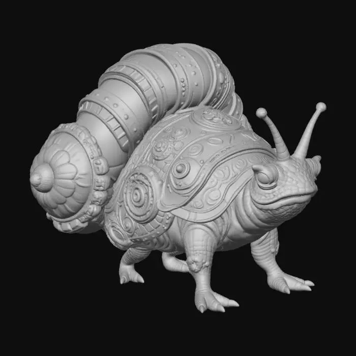 3D model for Clockwork Snail