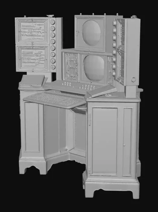 3D model for Vintage Computer Console