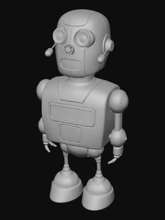 3D model for Dusty Workshop Robot