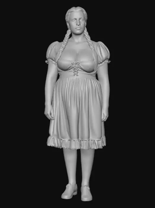 3D model for Bäuerin 4 - Pink Florals in a Rustic Cabin