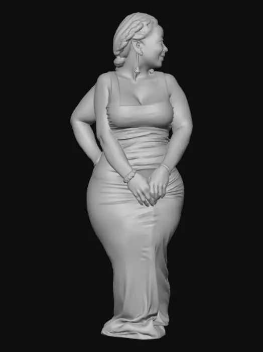 3D model for Tibetan woman 5