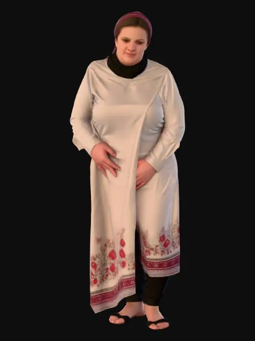 3D model for Bulgarian woman 9