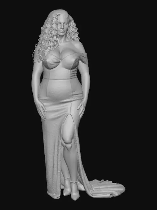 3D model for Blonde 5 BV - Crimson Sequin Elegance