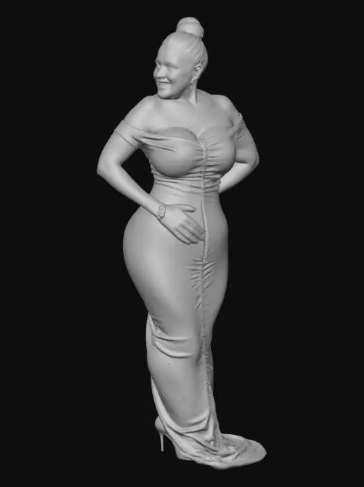 3D model for Blonde 8 BV - Red Sequin Elegance