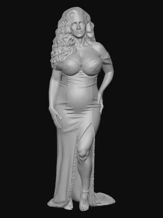 3D model for Blonde woman 17 BV - Crimson Sequin Siren