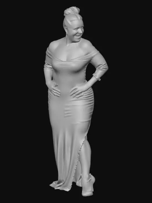 3D model for Blonde woman 18 BV - Scarlet Sequin Evening