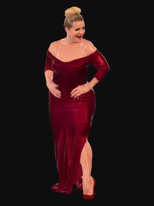 3D model for Blonde woman 18 BV - Scarlet Sequin Evening