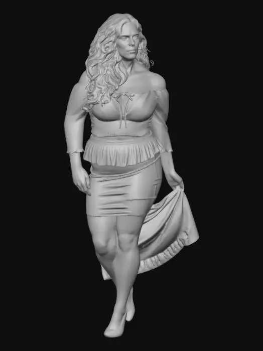 3D model for Gypsy woman 2 - Nocturnal Boho Elegance