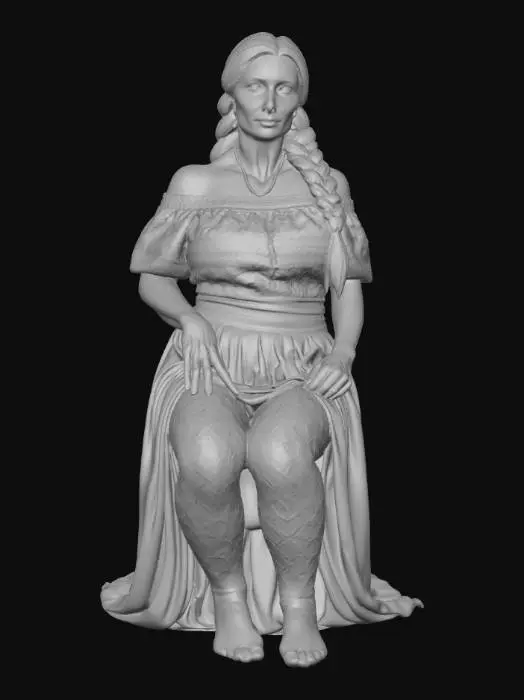 3D model for Gypsy woman 6 - Bohemian Portrait in a Tent