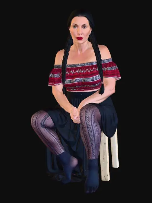 3D model for Gypsy woma 8 BV - Braided Elegance in a Canvas Tent