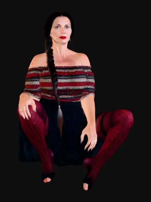 3D model for Gypsy woman 9 BV - Crimson Braid in a Tent