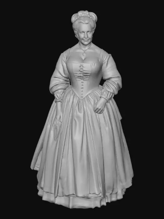 3D model for Medieval woman 7 BV - Lady in a Renaissance Gown