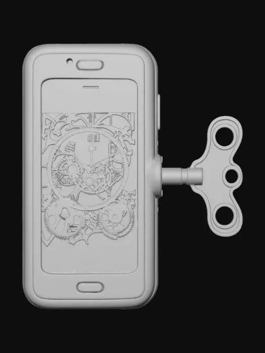 3D model for Wind-up Smartphone