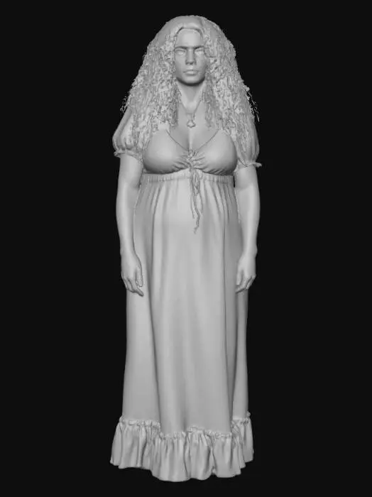 3D model for Blonde woman 22 BV - Blue Bohemian