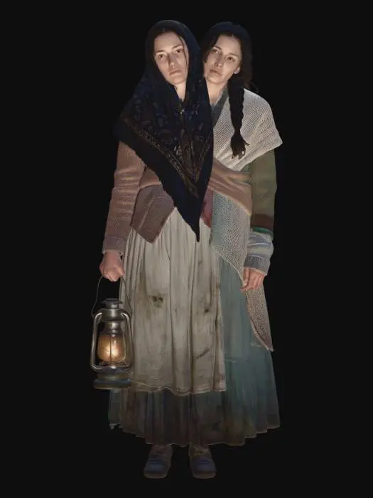 3D model for Twoheaded Women with a Lantern