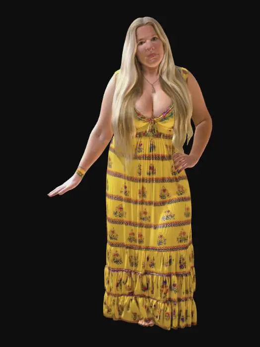 3D model for Blonde woman 24 BV