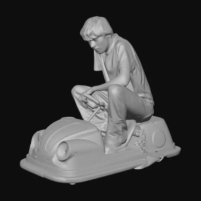 3D model for Red Bumper Car Moment